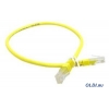 Патч-корд литой медный Belsis BW1487 UTP 5e кат. RJ45 вилка - RJ45 вилка, длина 0.5 м, жёлтый