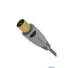 Кабель ТВ вилка - ТВ вилка Belsis Sparks GOLD BLG 1170 Антенный, длина 1.8 м (BGL1170)