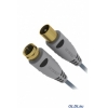 Кабель ТВ вилка -ТВ розетка Belsis BGL1178 Антенный, длина 1.0 м серия Sparks GOLD