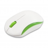 Беспроводная мышь Mediana WM-350, White-Green, оптическая, 3 кнопки, 1000 dpi, mini-ресивер (M-WM-350GN)