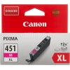 Картридж струйный Canon CLI-451XLM 6474B001 пурпурный для Canon Pixma iP7240/MG6340/MG5440