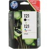 Картридж струйный HP 121 CN637HE черный/трехцветный набор карт. для HP DJ D2500/D2530/F4200
