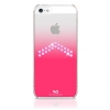 Чехол для iPhone 5, WHITE DIAMONDS, iPhone5 Arrow Pink, пластик, украшен кристаллами Swarovski, розовый. (WD-1210ARR41)