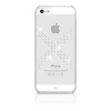 Чехол для iPhone 5, WHITE DIAMONDS, iPhone5 X Series White, пластик, украшен кристаллами Swarovski, белый. (WD-1210XIC47)