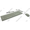 Клавиатура SVEN Standart 310 Combo White <PS/2> (106КЛ+Мышь, 3кн, Roll, USB, Optical)