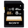 (SF8UY) Карта памяти SONY, стандарт SDHC класс 10 UHS-1 40МБ/с, 8Gb (SD10-8GB-U1/SY)