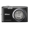 PhotoCamera Nikon CoolPix S2700 black 16Mpix Zoom6x 2.7" 720p 42Mb SDXC CCD IS el EN-EL19  (VNA301E1)