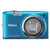 PhotoCamera Nikon CoolPix S2700 blue 16Mpix Zoom6x 2.7" 720p 42Mb SDXC CCD IS el EN-EL19  (VNA303E1)