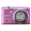 PhotoCamera Nikon CoolPix S2700 pink 16Mpix Zoom6x 2.7" 720p 42Mb SDXC CCD IS el эксклюзивный дизайнEN-EL19  (VNA306E1)