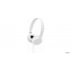 Наушники SONY  MDR-ZX100W  наушники с мембраной 30 мм. 1,2 м, 24 Ом, 100 дБ/мВт, 12 - 22 000 Гц