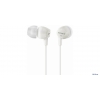 Наушники SONY  MDR-EX10LPw  вкладыши закрытого типа, белого цвета