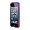Чехол Tech21 для iPhone 5/5S, бампер, фиолетовый, (Impact Band, спецзащита от падений D3O). (T21-1834)