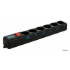 Сетевой фильтр Power Cube Pro, 1.95м, черный, защ. шторки