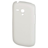 Футляр Rubber для Samsung Galaxy S III mini, прорезиненная поверхность, пластик, белый, Hama     [OhG] (H-106874)