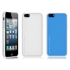 Чехол Araree для iPhone 5 Amy 1+2 Snow White + Blue (AMY 1+2 SWBL)
