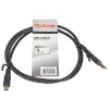 Кабель USB 2.0 AM/miniB 5P Telecom  TC6911BK-1.0M  1м, (mini USB), черный