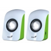 Колонки Genius SP-U115 2.0 белый 1.5Вт портативные (31731006103)