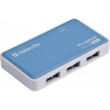 Концентратор USB 2.0 Defender QUADRO POWER (4 порта, БП) (83503)