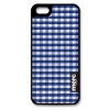 Чехол Merc для iPhone 5 fabric Check синий (A-P50HF-F03005)