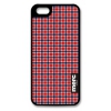 Чехол Merc для iPhone 5 fabric Check синий/красный (A-P50HF-H03009)