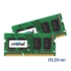 Память SO-DIMM DDR3 8Gb (pc-12800) 1600MHz Crucial, 2x4Gb <Retail> (CT2KIT51264BF160B)