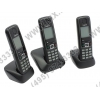 Р/телефон Gigaset A420 TRIO <Black> (3 трубки с ЖК диспл., База, Заряд. устр-во) стандарт-DECT,  РО, ГТ
