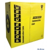 Кабель UTP Power Cube (PC-UPC-6004E-SO) кат.6 МЕДЬ однож. 4х2х0.56 мм, 305 м pullbox, серый (FLUKE TEST) (PC-UPC-6004-SO)