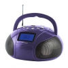 Аудиомагнитола Rolsen RBM411VI фиолетовый 6Вт/MP3/FM(an)/USB/SD (1-RLAM-RBM411VI)