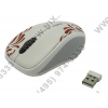 RAPOO Wireless Optical Mouse <3100P White> USB 3btn+Roll, беспроводная <10828>
