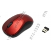 RAPOO Wireless Optical Mouse <1090P Red> USB 3btn+Roll, беспроводная <10821>