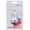 Автомобильное зарядное устройство Ginzzu GA-4415UW, АЗУ 5В/3.0A, 2USB, белый