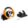 Руль SPEEDLINK Drift O.Z. Racing Wheel <SL-4495-BKOR Black-Orange>(рулевое колесо,  педали, 10кн, USB&PS3)
