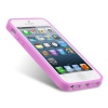 Чехол Melkco для iPhone 5 Poly Frame светло-пурпурный/белый (APIPO5TPLT3LPWE)