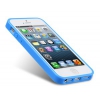 Чехол Melkco для iPhone 5 Poly Frame синий/белый (APIPO5TPLT3BEWE)