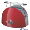Тостер электрический Bosch TAT6104 900Вт, красный, 2 отдел, термостат, решетка для подогрев. булок, разморозка, съемный поддон для крошек