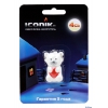 Внешний накопитель 4GB USB Drive <USB 2.0> ICONIK Мишка белый УМКА (RB-BEARW-4GB)