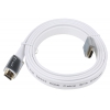 Кабель AOpen  HDMI  19M/M 1.4V+3D/Ethernet AOpen <ACG545A_W-1.8M> серебряно-белый Flat Top Quality (ACG545A-W-1.8M)