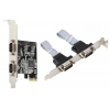 Контроллер Orient XWT-PE4S (PCI-E -->4xCOM, MosChip MCS9904CV) OEM (29560)