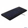 Клавиатура Perfeo Compact Illuminated Multimedia, USB, чёрная (PF-5801)