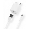 Зарядное устройство Deppa 1A + Lightning cable белый (11305)