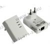 D-Link <DHP-309AV> Powerline AV+ Mini Adapter Starter Kit (2 адаптера, 1UTP  10/100Mbps, 200Mbps)