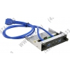 Scythe <KST02-3.5 > Kaze Station II (Black, 3.5"панель, 2-ch Fan Speed Controller, 2xUSB3.0,  audio/mic) 1406