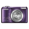 PhotoCamera Nikon CoolPix L27 violet 16.1Mpix Zoom5x 2.7" 720p 20Mb SDHC CCD IS эксклюзивный дизайнAA  (VNA364E1)