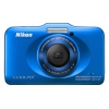 PhotoCamera Nikon CoolPix S31 blue 10Mpix Zoom3x 2.7" 720p 26Mb SDHC CCD IS el KPr/DPr/WPr/защищеннаяEN-EL12  (VNA322E1)