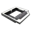 Адаптер оптибей Espada SS12,12.7 mm (optibay, hdd caddy) SATA/miniSATA (SlimSATA) для подключения HDD/SSD 2,5” к ноутбуку (37642)