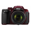 PhotoCamera Nikon CoolPix P520 red 18Mpix Zoom42x 3.2" 1080p 15Mb SDHC IS opt rotLCD VF HDMI WiFi GPS EN-EL5  (VNA252E1)
