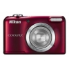 PhotoCamera Nikon CoolPix L27 red 16.1Mpix Zoom5x 2.7" 720p 20Mb SDHC CCD IS AA  (VNA362E1)