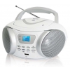Аудиомагнитола BBK BX107U белый 4Вт/CD/CDRW/MP3/FM(an)/USB
