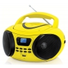 Аудиомагнитола BBK BX107U желтый/черный 4Вт/CD/CDRW/MP3/FM(an)/USB