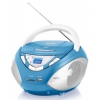 Аудиомагнитола BBK BX108U голубой/серебристый 4Вт/CD/CDRW/MP3/FM(an)/USB/SD ((CDS) CD-МАГНИТОЛА BX108U Г.М)